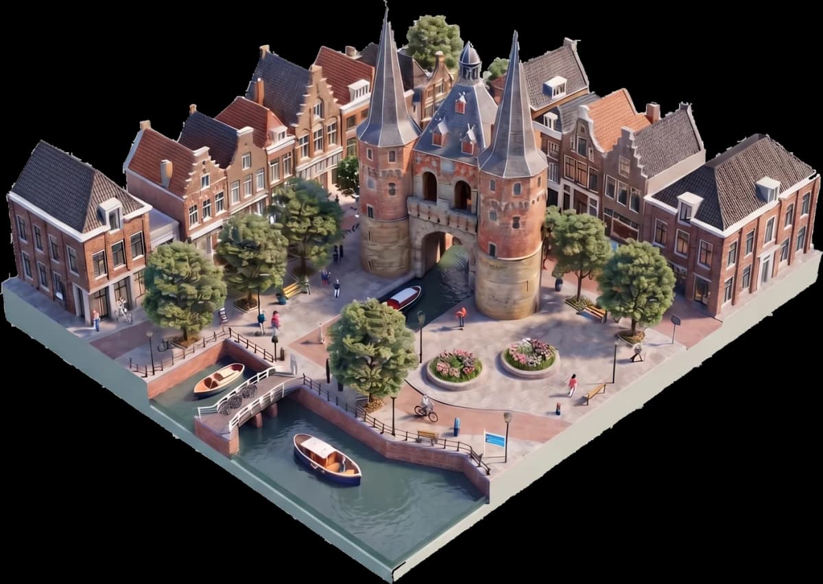 Sfeerillustratie van Amersfoort